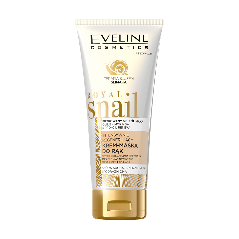 Відновлювальна крем-маска для рук Eveline Cosmetics Royal Snail, 100 мл